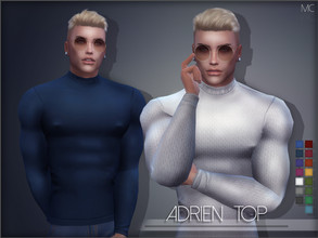 Sims 4 — Mathcope Adrien Top by mathcope2 — *15 colors. *HQ Compatible *Male only *Teens, Young Adults, Adults and