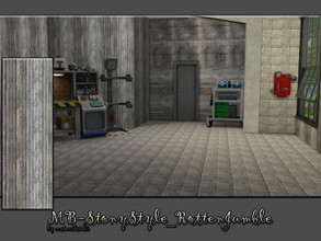 Sims 4 — MB-StonyStyle_RottenJumble by matomibotaki — MB-StonyStyle_RottenJumble, rought and rotten metal texture for an