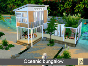 Sims 4 — Oceanic Bungalow by GenkaiHaretsu — A small bungalow in an oceanic paradise