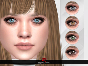 Sims 4 — Realistic Eye N07 - All ages by remaron — -20 Swatches -Custom CAS thumbnail -All age category -Both gender