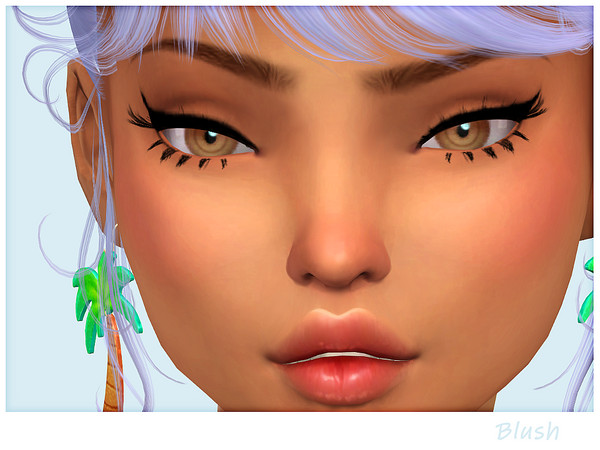 Sims 4 — Soft Blush by Saruin — Realllly cute gently blush for nose and cheeks ~Very subtle ~ 10 blushy colors