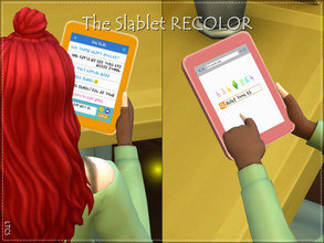 Sims 4 — The Slablet RECOLOR by Ghiuri — This is a Recolor for the Base Game Tablet, ''The Slablet'' The Name, Price and