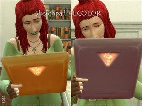 Sims 4 — Digitalistic Sketchpad RECOLOR by Ghiuri — This is a Base Game Recolor for the ''Digitalistic Sketchpad''. The