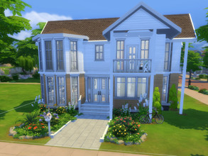 Sims 4 — House for a family of 6 by FancyPantsGeneral112 — It's a big house with 4 bedrooms and 3 bathrooms.