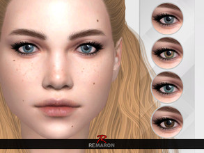 Sims 4 — Realistic Eye N08 - All ages by remaron — -23 Swatches -Custom CAS thumbnail -All age category -Both gender