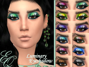 Sims 4 — Luminary Eyeshadow by EvilQuinzel — - Eyeshadow category; - Female and male; - Teen + ; - All species ; - 10