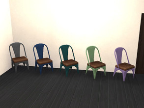 Sims 4 — Strappy Metal Chair Recolor - REQUIRES CITY LIVING by lg0901 — I decided to recolor this chair because I really