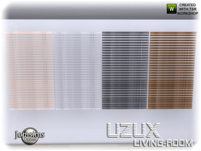 Sims 4 — Uzux living room wood blinds by jomsims — Uzux living room wood blinds