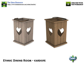 Sims 3 — kardofe_Ethnic Dining Room_Lantern by kardofe — Small decorative lantern, not a lamp