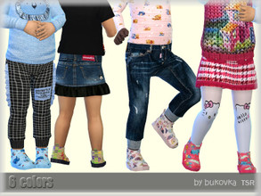 Sims 4 — Boots Babies  by bukovka — Shoes for boys and girls toddler. Installed independently. Suitable for the base