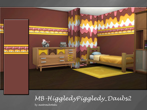 Sims 4 — MB-HiggledyPiggledy_Daubs2 by matomibotaki — MB-HiggledyPiggledy_Daubs2, colorful wallpaper for your little
