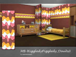 Sims 4 — MB-HiggledyPiggledy_Daubs3 by matomibotaki — MB-HiggledyPiggledy_Daubs3, colorful wallpaper for your little