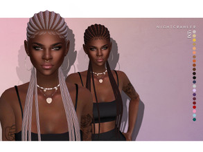 Sims 4 — Nightcrawler-Lexi (HAIR) by Nightcrawler_Sims — NEW HAIR MESH T/E Smooth bone assignment All lods 22colors Works