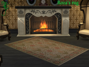 Sims 4 — Roza's rug_Small_RavensF by Ravens_Fury2 — Hi every-one, I have made this timeless but old rug that can fit in