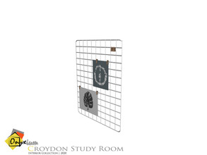 Sims 4 — Croydon Wall Arrangement Panel by Onyxium — Onyxium@TSR Design Workshop Study Room Collection | Belong To The