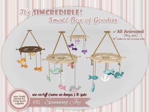 Sims 4 — Spinning Joy Mobiles - Nautical by SIMcredible! — It's SIMcredible! Small box of goodies #10 - Spinning Joy