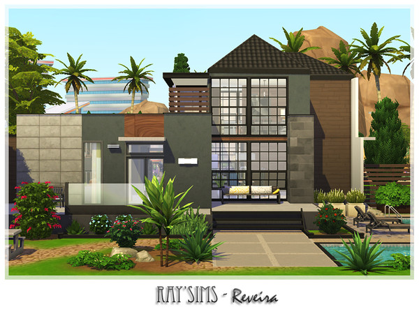 Sims 4 — Reveira by Ray_Sims — This house fully furnished and decorated, without custom content. This house has 2 bedroom