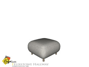 Sims 4 — Felixstowe Pouf by Onyxium — Onyxium@TSR Design Workshop Hallway Collection | Belong To The 2020 Year