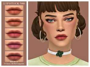 Sims 4 — Lipstick N40 by -Merci- — Lipstick for both gender, teen-elder. Have Fun!