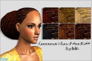 Sims 2 — Cornrows & Afro Puff by Lola — Part Of My Afro Carribean Collection. Braided Cornrows & A Large Afro