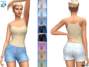 Sims 4 — Shorts 20200603 by Dgandy — Base game item Bottoms: Everyday Athletic 8 colors