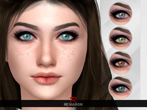 Sims 4 — Realistic Eye N10 - All ages by remaron — -25 Swatches -Custom CAS thumbnail -All age category -Both gender