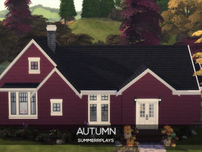 Sims 4 — Autumn  by Summerr_Plays — Beautiful autumn house nestled in the charming Windenburg countryside. Peaceful and
