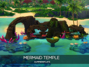 Sims 4 — Mermaid Temple by Summerr_Plays — Noone in Sulani talks about this strange place, it but its a well-known