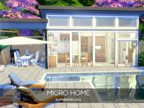 Sims 4 — Windenburg Micro Home by Summerr_Plays — Located on beautiful Windeburg Island this tiny home is one 32 tiles.