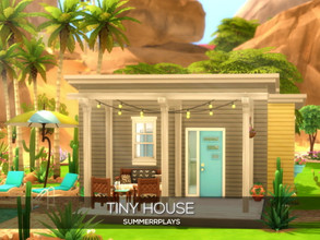 Sims 4 — Tiny House by Summerr_Plays — It may be tiny but it has everything you need for your Sim! One bedroom, one