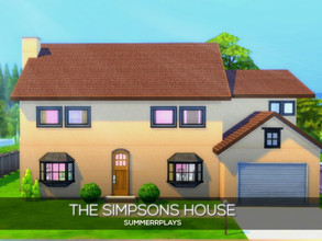 Sims 4 — The Simpsons House by Summerr_Plays — The title says it all. This is a recreation of the Simpsons House.