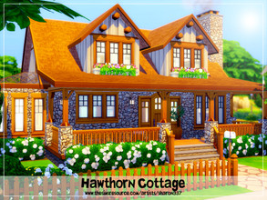 Sims 4 — Hawthorn Cottage - Nocc by sharon337 — 30 x 20 lot. Value $124,595 3 Bedroom 3 Bathroom . This house contains No