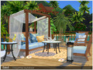Sims 4 — Regatta outdoor by Severinka_ — A set of furniture and decor for decorating the beach / gazebo / terrace in a