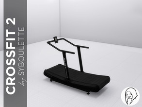 Sims 4 — Crossfit Treadmill by Syboubou — Like running on air, but with a powerful amount of punch. This treadmill is
