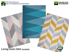Sims 3 — kardofe_Living room Odin_Rug by kardofe — Carpet in three different options