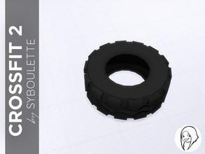 Sims 4 — Crossfit - Truck tire by Syboubou — A crossfit box wouldn't be complete without its emblematic truck tire. This