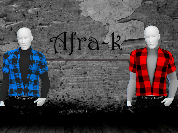 Sims 4 — Afra-k Tucked in turtleneck by akaysims — Male - My Mesh - Top Category -Teen - Elder -15 swatches - All LODs -