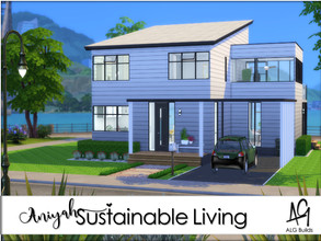 Sims 4 — Aniyah Sustainable Living by ALGbuilds — Help your Sim world stay clean in this sustainable green space. This is