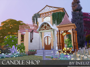 Sims 4 — Candle Shop by Ineliz — Another hobby, another form of art! Your sims can make candles and sell them at this
