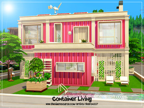 Sims 4 — Container Living - Nocc by sharon337 — 30 x 20 lot. Value $104,310 2 Bedroom 2 Bathroom . This house contains No