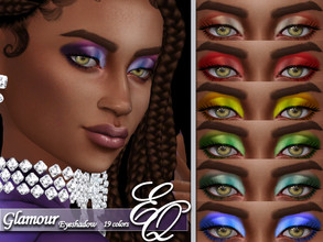 Sims 4 — Glamour Eyeshadow by EvilQuinzel — - Eyeshadow category; - Female and male; - Teen + ; - All species ; - 19