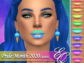 Sims 4 — Pride Month 2020 Lipstick by EvilQuinzel — - Lipstick category; - Female and male; - Teen + ; - All species ; -
