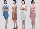 Sims 4 — Audrina Dress by McLayneSims — Standalone item 20 Swatches MESH by Me RECOLORING ALLOWED but do not include MESH