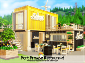 Sims 4 — Port Promise Restaurant - Nocc by sharon337 — Community Lot Restaurant 30 x 20 lot. Value $64,152 2 Bathroom .