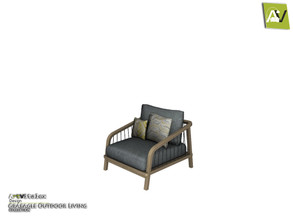 Sims 3 — Graeagle Seat Single by ArtVitalex — - Graeagle Seat Single - ArtVitalex@TSR, Jun 2020
