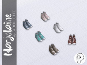 Sims 4 — Marjolaine - Sneakers by Syboubou — The accessories of this collection embraces colorful tones in an boho and