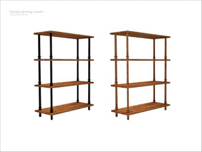 Sims 4 — [Tessa dining] - big shelf by Severinka_ — Big shelf From the set 'Tessa dining room' Build / Buy category: