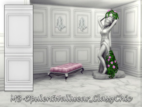 Sims 4 — MB-OpulentWallwear_ClassyChic by matomibotaki — MB-OpulentWallwear_ClassyChic, elegant wall paneling with inlays