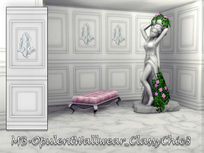 Sims 4 — MB-OpulentWallwear_ClassyChic3 by matomibotaki — MB-OpulentWallwear_ClassyChic3, elegant wall paneling with