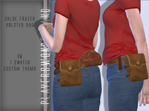 Sims 4 — Chloe Frazer Holster Bag Acc by PlayersWonderland — HQ 1 Swatch Custom thumbnail Found in gloves